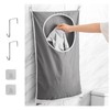 Large Hanging Laundry Hamper & Wall Mounted Laundry Bag -