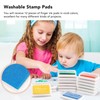 12Pcs Finger Ink Pads 12 Vivid Colors Easy to Clean