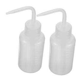 CIYODO 2pcs Plastic Squirt Bottle Eyelash Extensions Lab Tattoo Bottles Plants Rinse Bottle Succulent Watering Bottles for Medical Lab Watering Plants Succulent 150ml