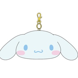Ki Company Sanrio Characters Face Pass Case, Cinnamoroll, SAC-PC-CN, H 4.4 x W 5.2 x D 1.6 inches (11.2 x 13.3 x 4 cm)