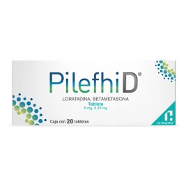 Pilefhid 5/0.25 Mg Caja C/ 20 Tabletas - CHINOIN, PRODUCTOS FARMACEUTICOS, S.A.DE C.V.