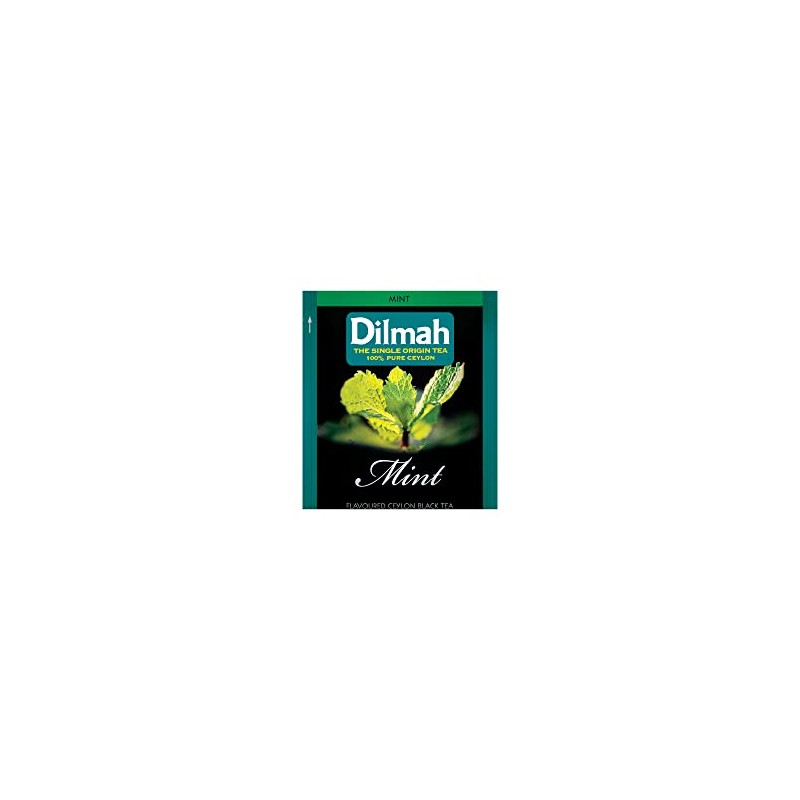 Dilmah Mint Flavoured Flavoured Ceylon Black Tea, 60 g