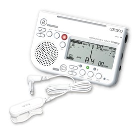 Seiko STH200WHSP Metronome & Tuner White Pickup Microphone Set of 2 Special Pack