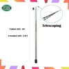 EEZ RV Products 23FT Telescoping Wind Sock Pole, Adjustable and