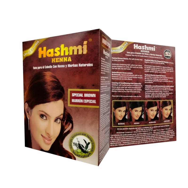 5 HENNA TINTE PARA CABELLO (CAFE ESPECIAL) HASHMI | LO
