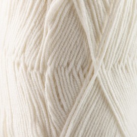 Sensy Chino Soft Cotton Yarn, Soft Baby Cotton Yarn, Amigurumi Yarn, 3.5 oz, 360 Yards, Gauge 2 Fine (Creamy)