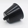 Canopy Black Glossy Plastic with Locking Screw for Supply Cable