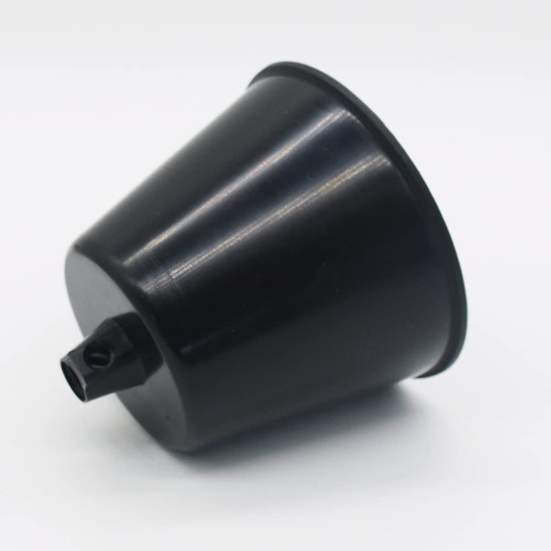 Canopy Black Glossy Plastic with Locking Screw for Supply Cable