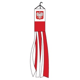 FlagsImp Poland Eagle Super Shiny Poly Windsock