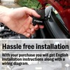 GAZOZ PERFORMANCE Direct Fit Boost Gauge Sensor Adapter Compatible with