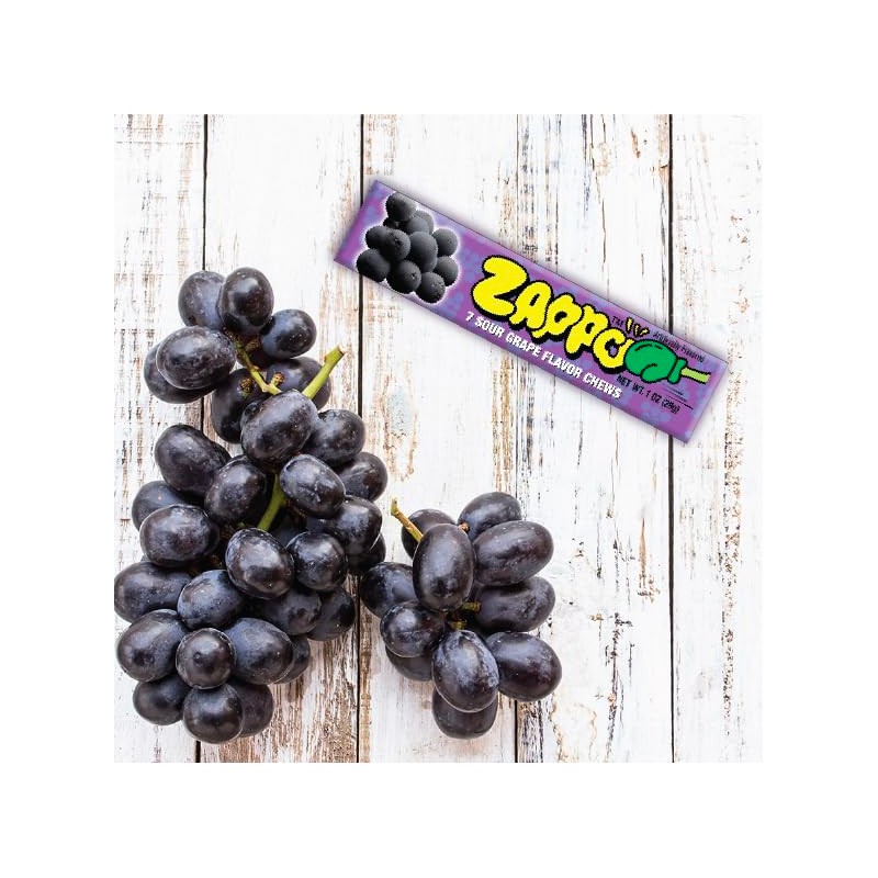 Zappo Sour Flavored Chews Packs (10 Pack, Mix)