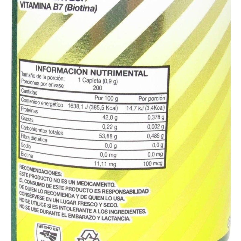 Biotina B7 200 Capletas Alexyessy