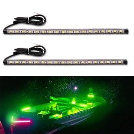 Botepon Navigation Lights - LED Red & Green Bow Lights for Night Fishing, Pontoon Boat, Dinghy, Kayak, Yacht