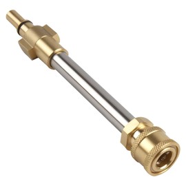 Pressure Washer Adapter for Bosch AQT, 1/4'' Quick Connect Water Gun Head Adapter, Snow Foam Lance Adaptor Foam Cannon Gun Adapter, Compatible for Titan Pressure Washer Stainless Steel