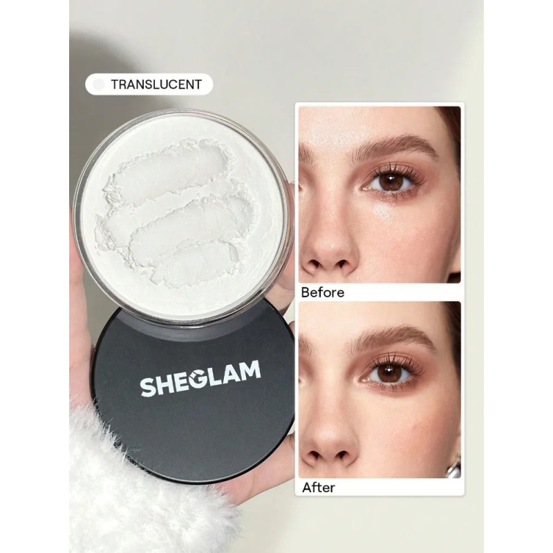 Sheglam Polvo Fijador Baked Glow Radiante Translucido Translucent