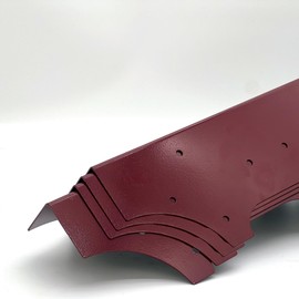 Hi Flame 4 Set Raised Garden Bed Corner Brackets with Screws, Fit Lumber up to 2 Inch x 12 Inch Raised Bed Brackets for Vegetable Garden (Annatto Color)