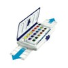 Daler-Rowney Aquafine 20 Half Pan Slider Set, Vibrant Watercolour Colours,