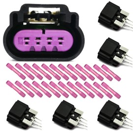 GROBARPART 6 Pcs Ignition Coil Connector Wiring Harness Pigtail Plug Wire 3.6 3.0 3.2 V6 Fit for Chevy Caprice Colorado Traverse Malibu Impala Equinox 2008-2020 Coil Packs Replaces# UF569