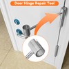 Makerfire Door Hinge Adjustment Tool (23-25mm), Hinge Gap Adjusting Wrench,