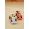 Little Dutch 2526 Wooden Cars Racing Car Pull Back Cars