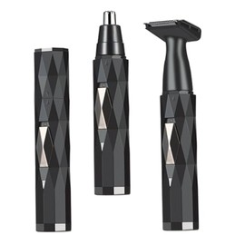 Men's Electric Nose Hair Clipper Multi-use Trimmer Rotating Cutter Safe for Eyebrows Compact USB Charging Trimmer Set for Home