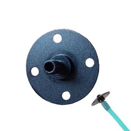 3Pcs RC Plane Fuel Dot Plug Hobby Accessories CNC Aluminum Anodized Round Oil Filler for RC Airplane (Black)