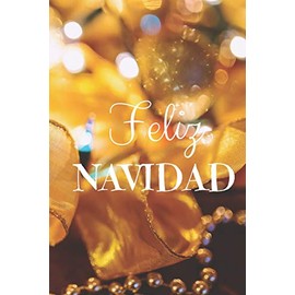 Feliz Navidad: Para Regalo Familiar Diario, Cuaderno, diario, De Escritura, 6 "x9" Páginas Alineadas, 120 Páginas