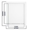White Access Panel, Revision Door, Gas Water Electricity Service Inspection