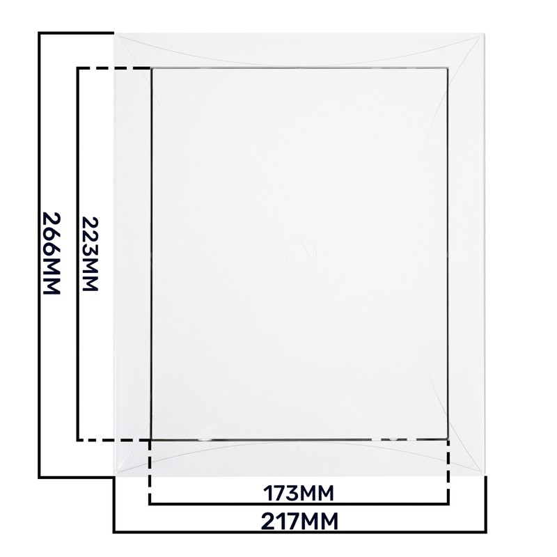 White Access Panel, Revision Door, Gas Water Electricity Service Inspection