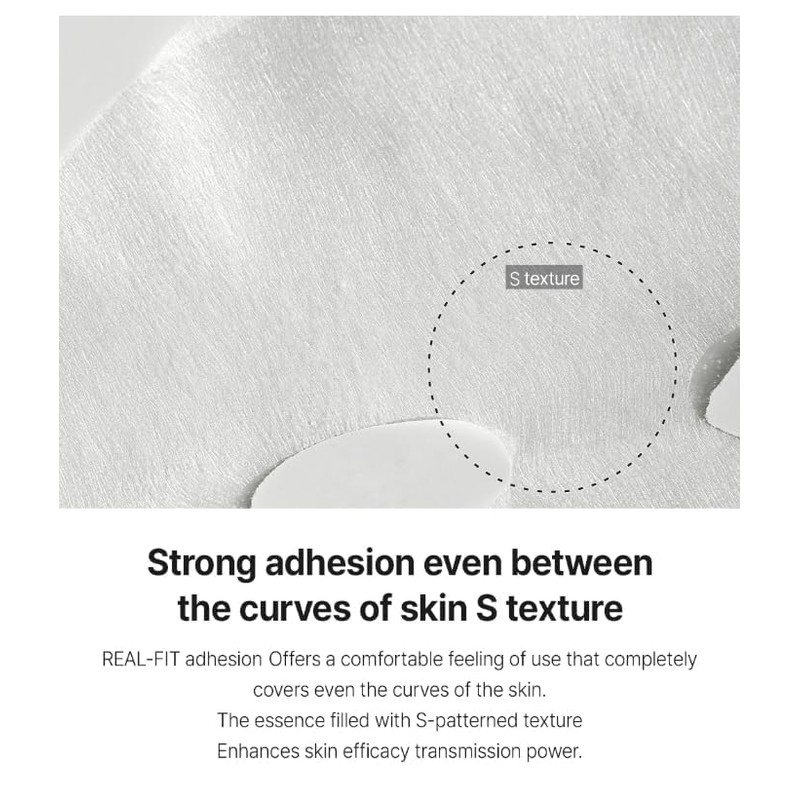 Fation Real Fit Mask, 5 Pack (Rice Brightening)