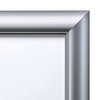 Hakuba FAPE-SVA4 Picture Frame, Aluminum, Peoria, A4, Size, Silver, A4,
