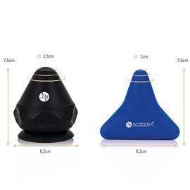 BOZEERA Trigger Point Push Button Set with Suction Cup for Muscle Pain and Tension 2 x Trigger Point Massager Pain Free Press Set Including Video Instructions Booklet and Bag