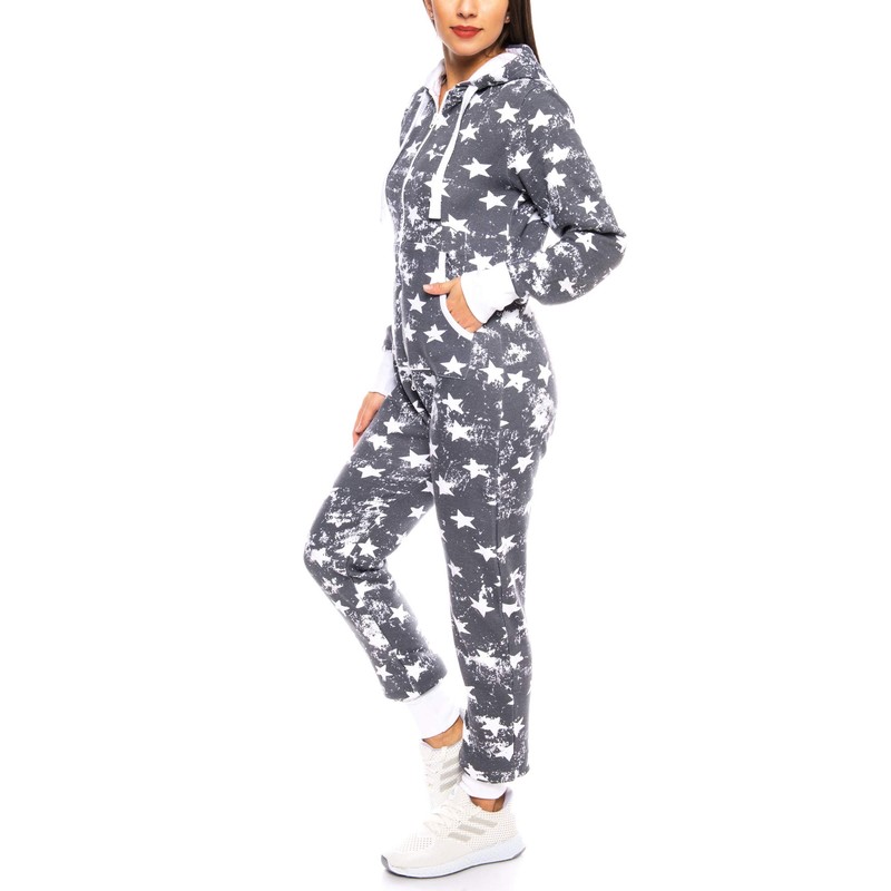 Crazy Age Jumpsuit, Bodysuit, Full Body Suit, Stars, Cuddly, Warm