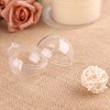 AGM 20pcs Fulfillable Chrismtams Baubles 8cm, Make Your Own Clear