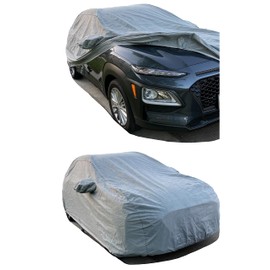 Car Cover fits 2012 2013 2014 2015 2016 2017 2018 2019 2020 2021 2022 Hyundai Veloster XTREMECOVERPRO Diamond Series Grey with Cable and Lock kit