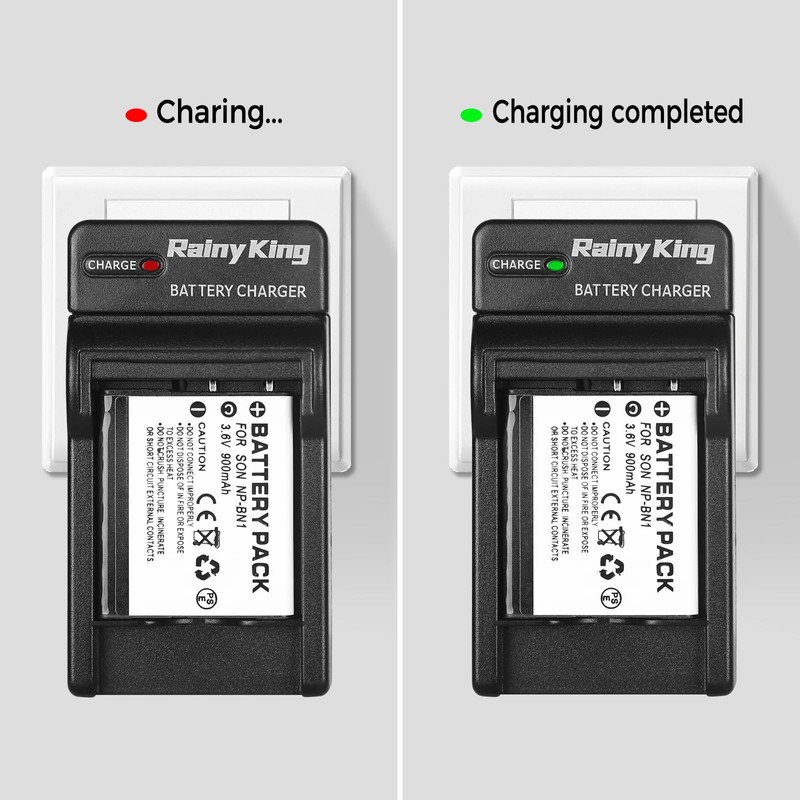 Battery Charger for Sony NP-BN1, NPBN1, Type N Battery, BC-CSN,