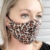 Save the Girls Animal Print Masks (Tan with Brown Spots)