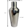 Yukiwa Baron Cocktail Shaker 51cl Silver Made in Japan (11