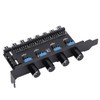 Fan Hub 12V 4pin 8 Channels 4 Knob Stable Precise