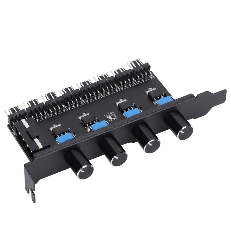 Fan Hub 12V 4pin 8 Channels 4 Knob Stable Precise