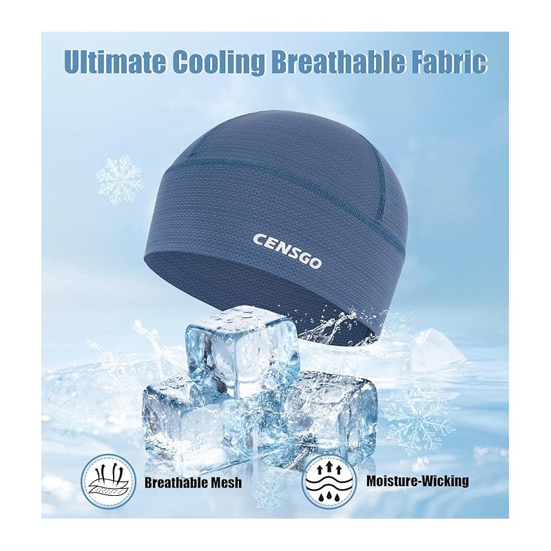 CENSGO Cooling Skull Cap Cycling Hats for Men Women, Motorcycle