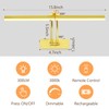 4Pack Rechargeable Picture Light, 5200mAh Brass Battery Operated Picture Lights