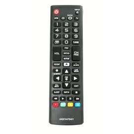 New AKB74475401 Remote Control Replacement for LG TV 43LF5900 43UF6400 43UF6430 43UF6800 43UF6900 43UF7590 43UF7600 49LF5900 49UF6400 49UF6430 49UF6490 49UF6800 49UF6900 49UF7590