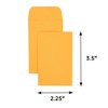 ESSENTIAL #1 100 Piece Coin Envelopes 2.25" x 3.5" with