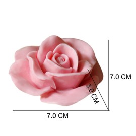 Grainrain Silicon Soap Mold Handcraft DIY 3D Rose Flower Candle Resin Mould for Handmade Soap (14245)