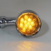 2Pcs Motorcycle Turn Signal Lamp Brake Light Vintage Grille Modification