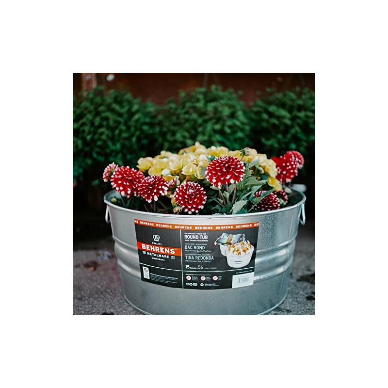 Behrens High Grade Steel 2GS 15 Gal Silver Galvanized Steel