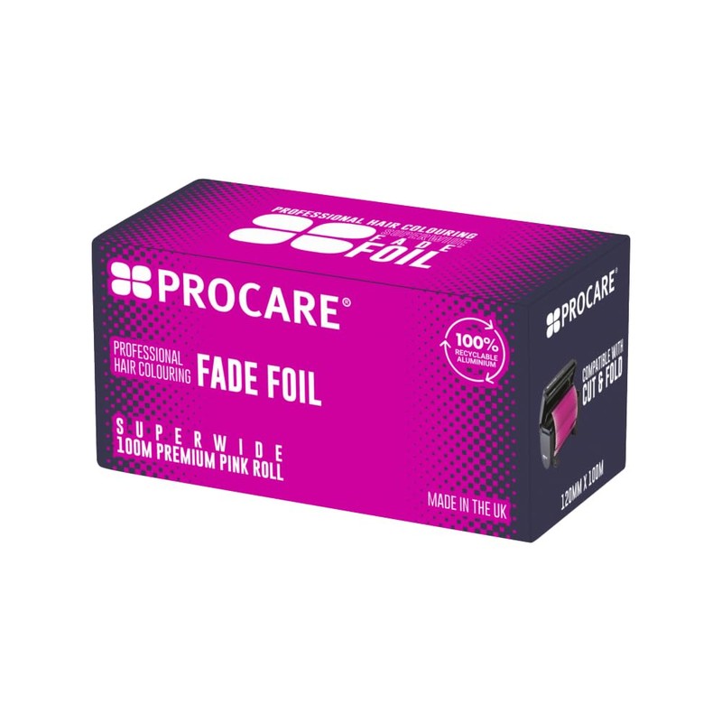 Procare Superwide Premium Aluminium Pink Foil 120mm x 100m