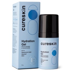 Cureskin Hydration Gel with Hyaluronic Acid, Aquaxyl, Aloe | Moisturises and Nourishes, 17g (Pack of 1)