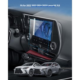 LANTU Car Screen Protector for Lexus NX 250/350 - Tempered Glass HD Clear 9.8'' Navigation Touchscreen Protector Film